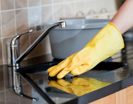 Professional upholstery cleaning in a Freezywater home living room