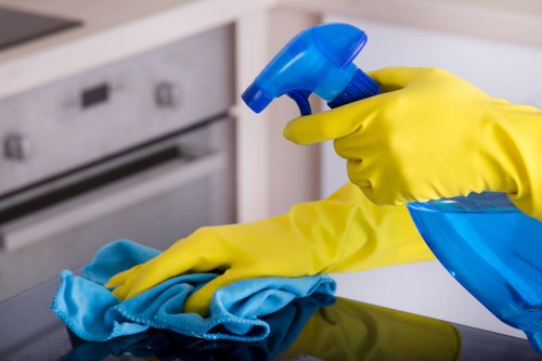 Illustration of ethical cleaning business commitment and human rights awareness