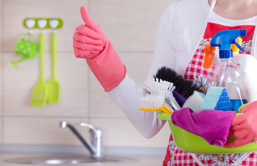 Close-up of mattress dust and allergen removal during cleaning