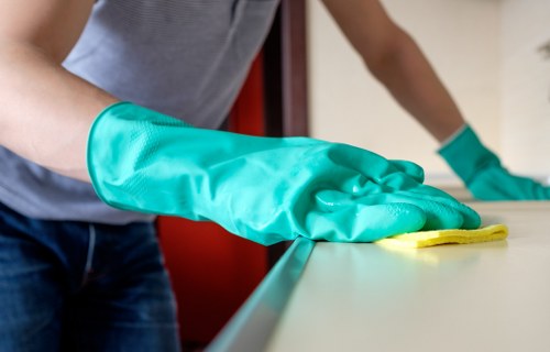 Illustration of encrypted payment security for carpet cleaners